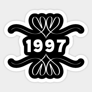 birthday 1997 years Sticker